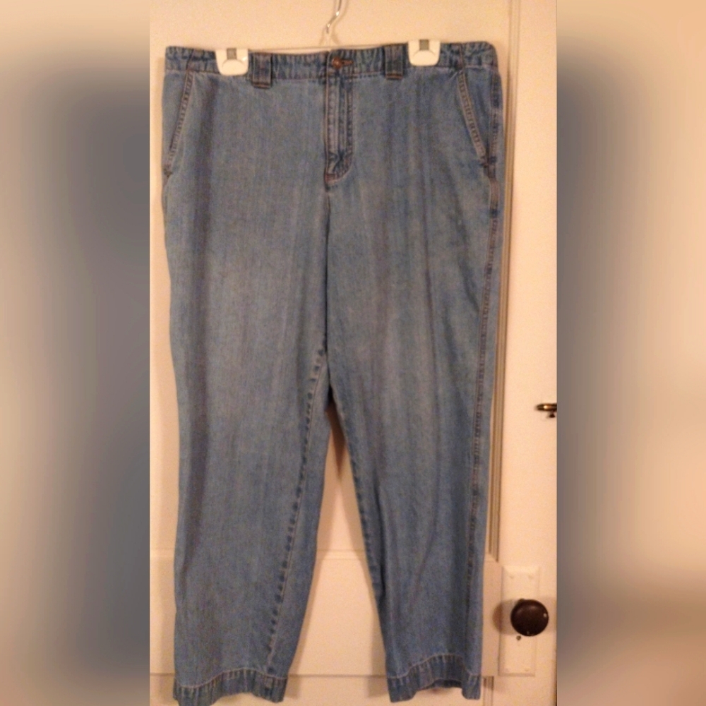 Christopher Banks Women's Light Blue Jeans, Size 18, Casual Jeans